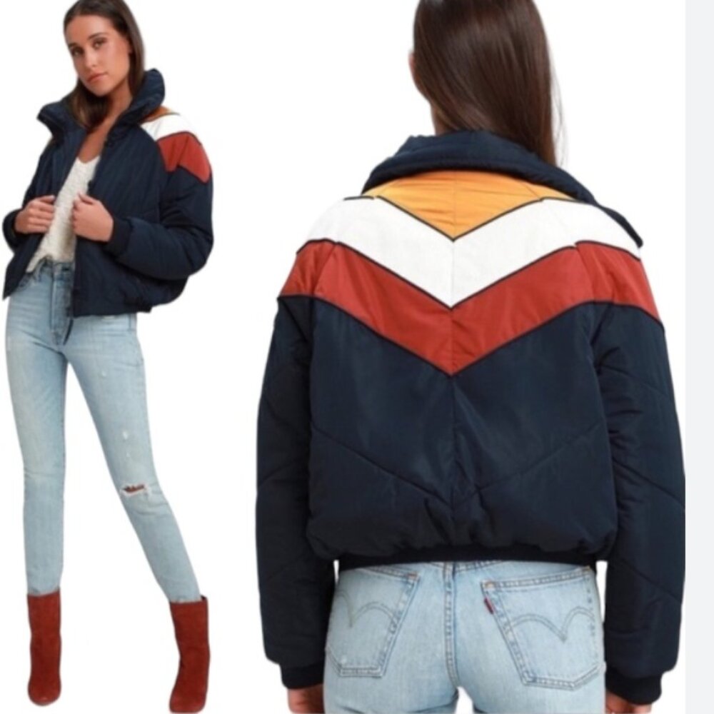 NEW Free people Heidi Ski puffer hit the slopes coat jacket XS